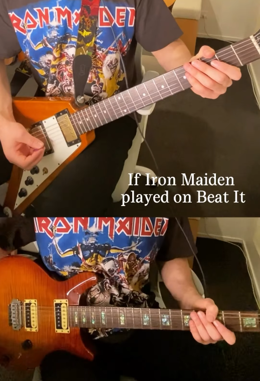 If Iron Maiden Played on Beat It